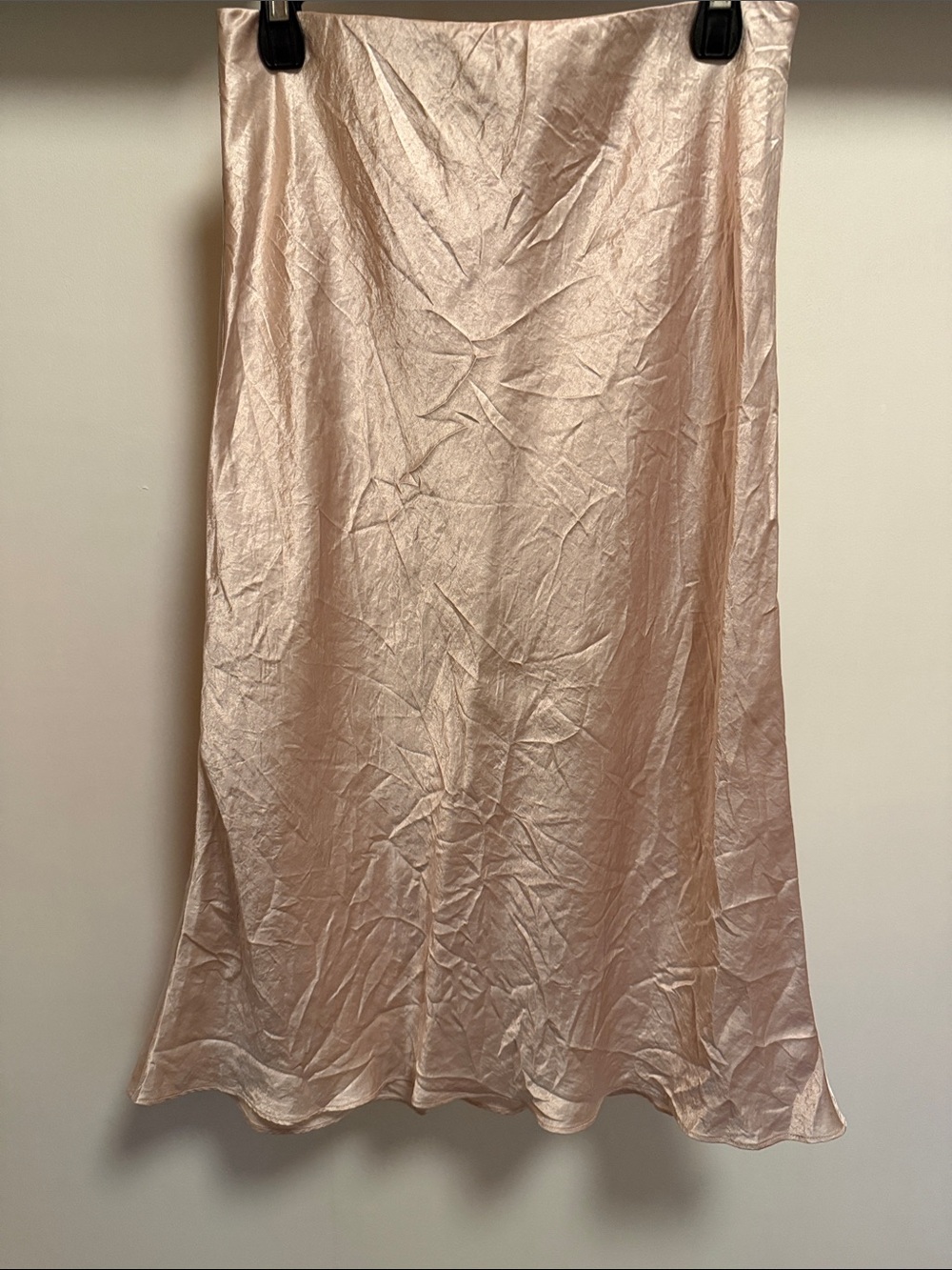 Babaton by Aritzia - sz 10 Women's Satin Slip Skirt in Blush Pink
